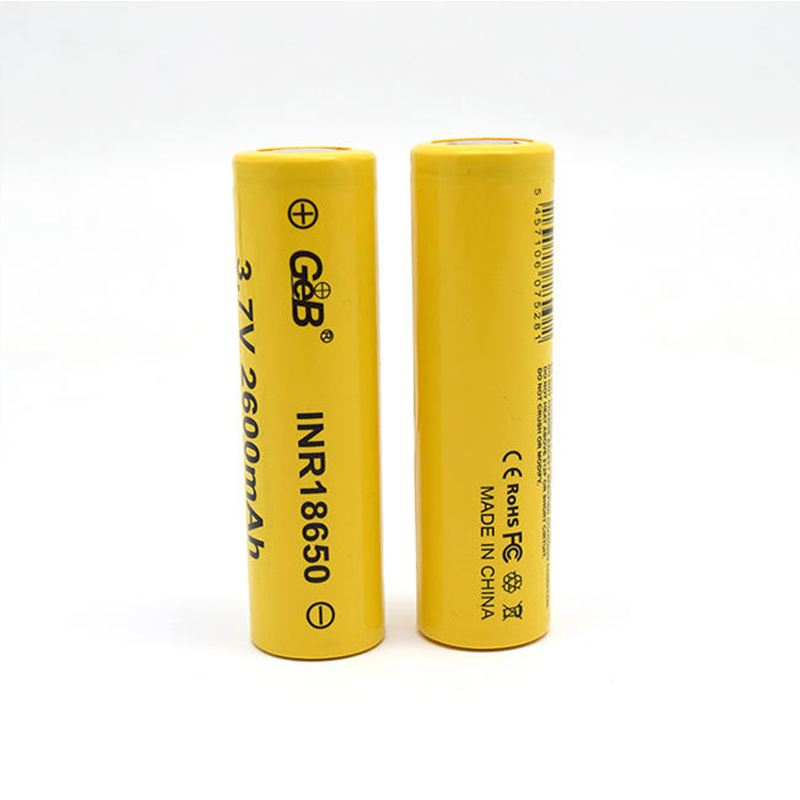 Rechargeable Battery 18650 3.7v 2600mAh Lithium-ion Battery 18650 li Ion Battery Cell for Strong Light flashlight