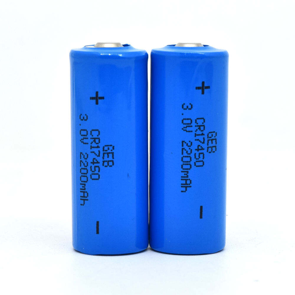 GEB Customize high power CR 17450 3v 2200mAh rechargeable Li-ion battery battery 3.0v 2200mah battery