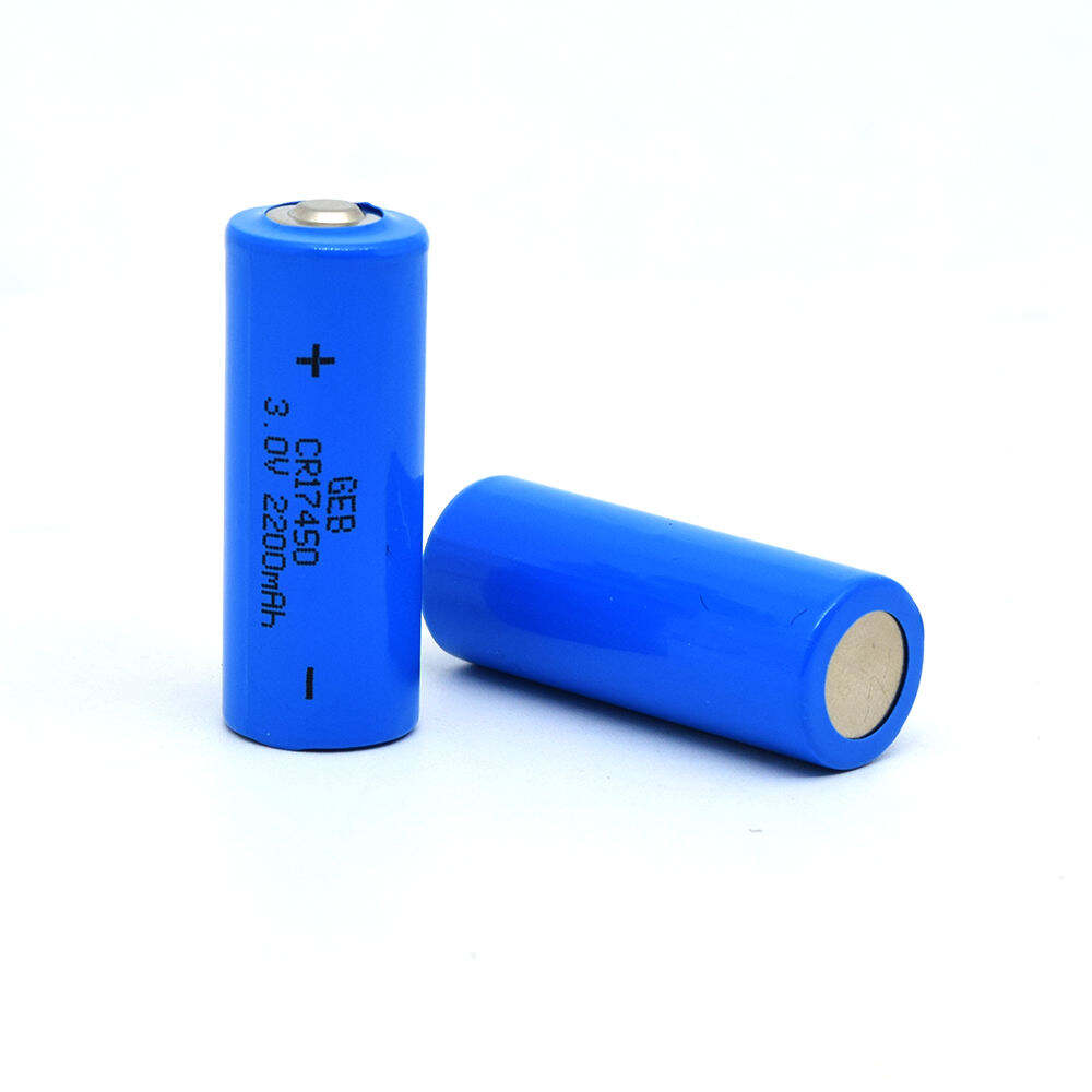 GEB Customize high power CR 17450 3v 2200mAh rechargeable Li-ion battery battery 3.0v 2200mah battery