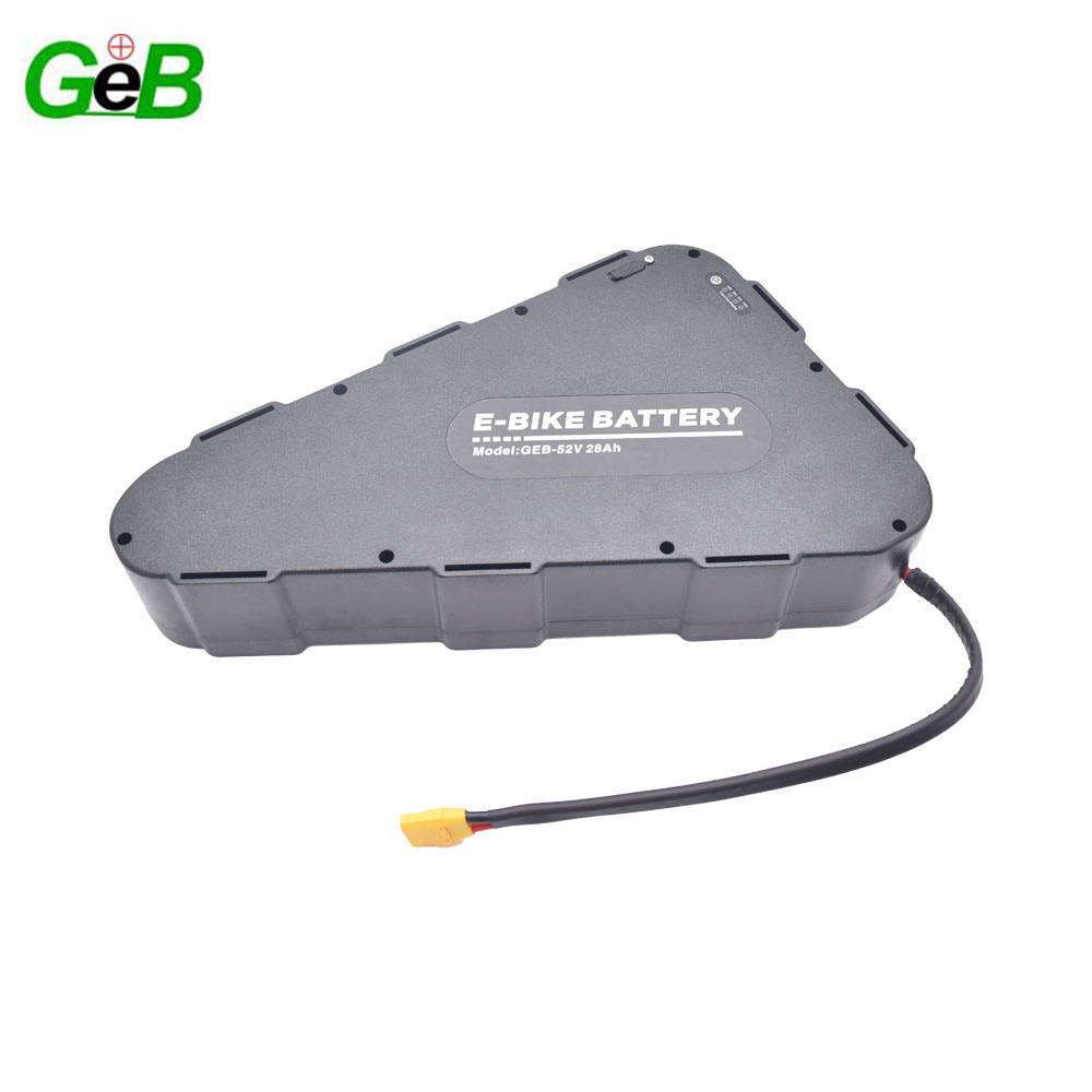 GEB Direct Supply 48V 52V 72V 60V 20Ah 25Ah 35Ah 40Ah Triangle Ebike Battery 48V 750W 1000W electric bike rechargeable Pack