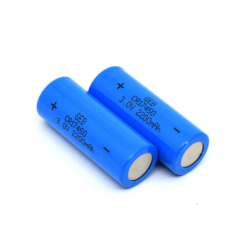 GEB Customize high power CR 17450 3v 2200mAh rechargeable Li-ion battery battery 3.0v 2200mah battery