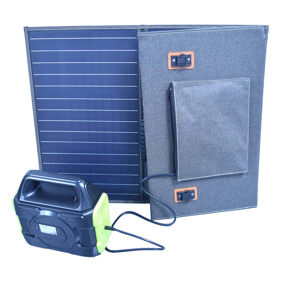 300w outdoor power station lifepo4 portable solar generator 110v outdoor power station energy storage battery With solar panel