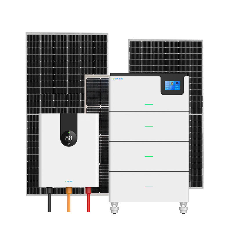 Stacked 51.2V 100Ah Home Energy Storage System 5KWh 10KWh 15KWh Solar LiFePO4 Battery Packs