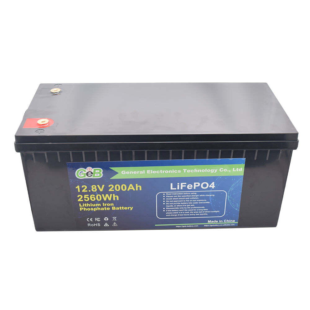 Customize GEB solar energy storage lifepo4 battery 12.8v 200ah home energy storage lifepo4 battery pack energy storage battery