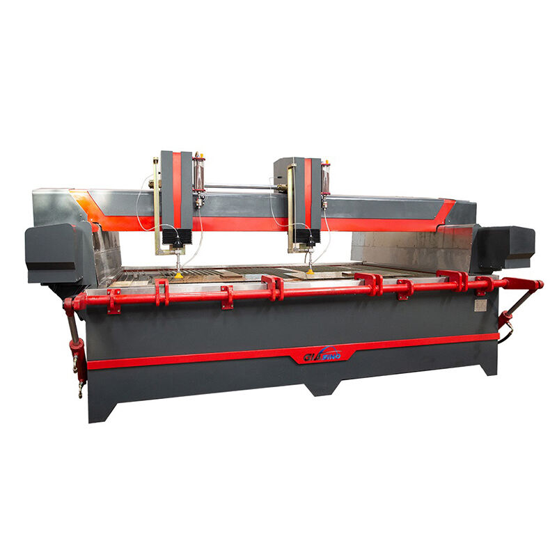 Double Head Waterjet Cutting Machine for Glass Marble