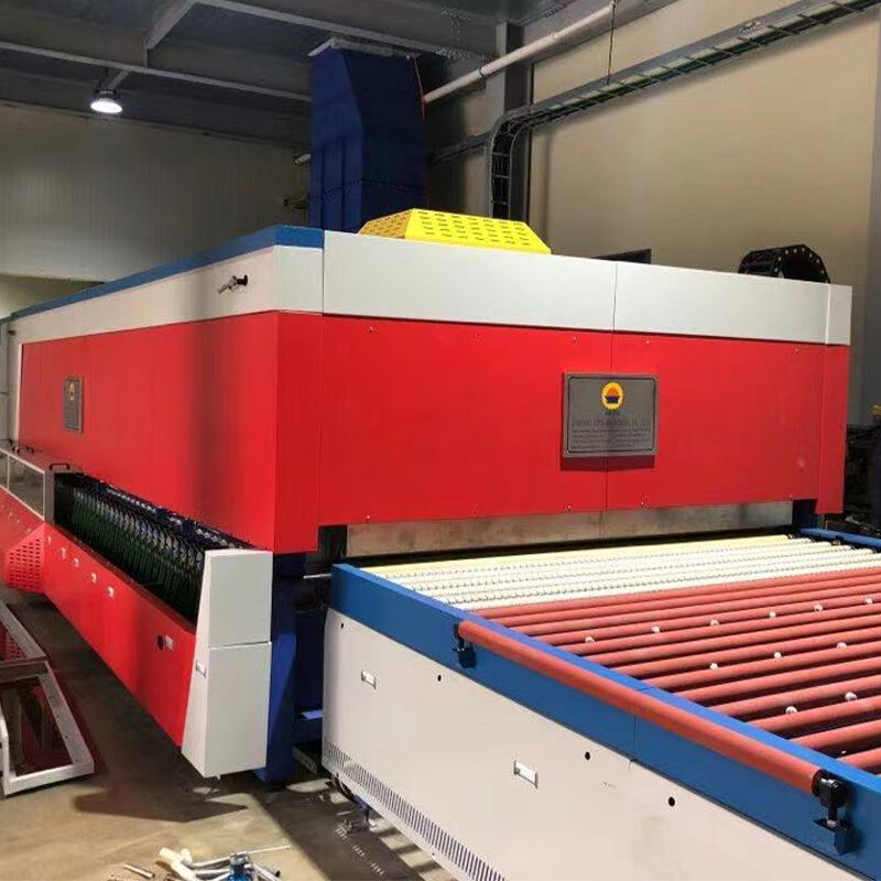 Horno de templado continuo de vidrio