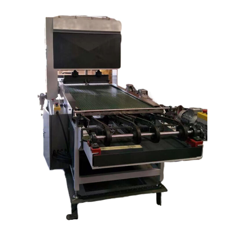 Máquina de rotura con punzonado doble servo