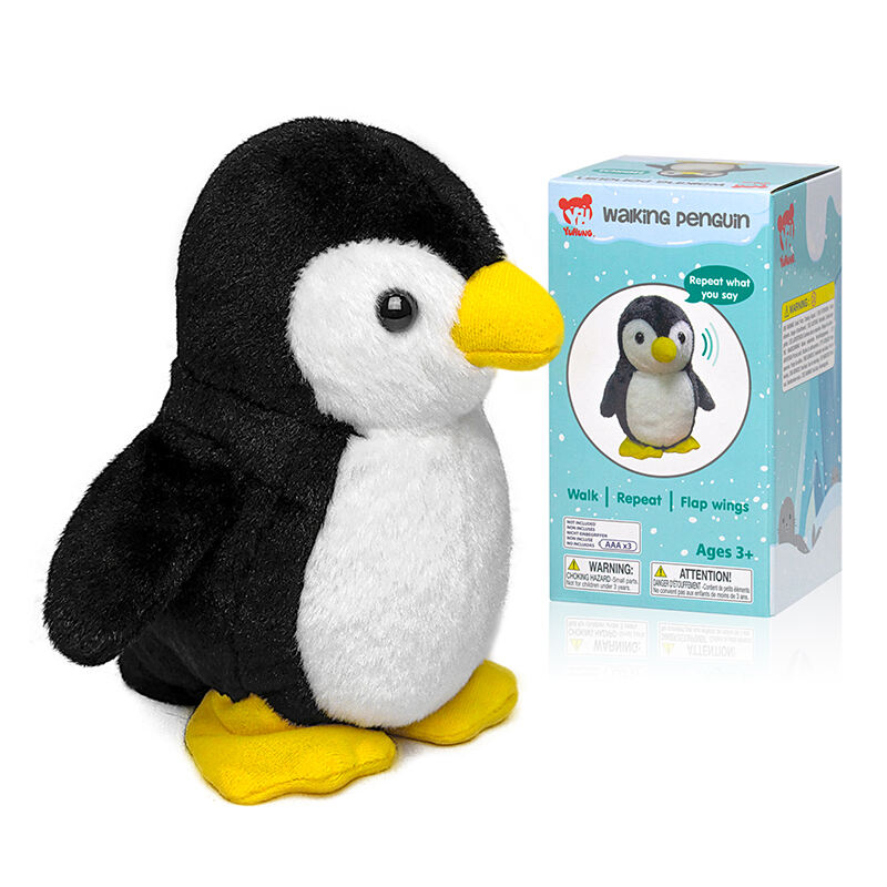 Plush penguin toy