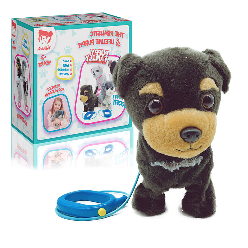 Electrical walking plush dog toy