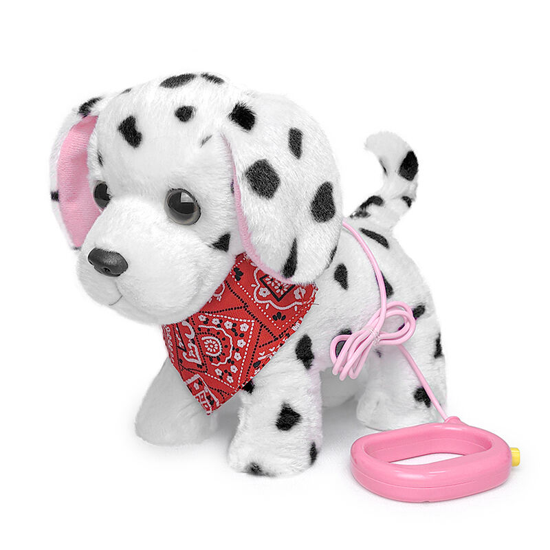 Electric plush dog toy