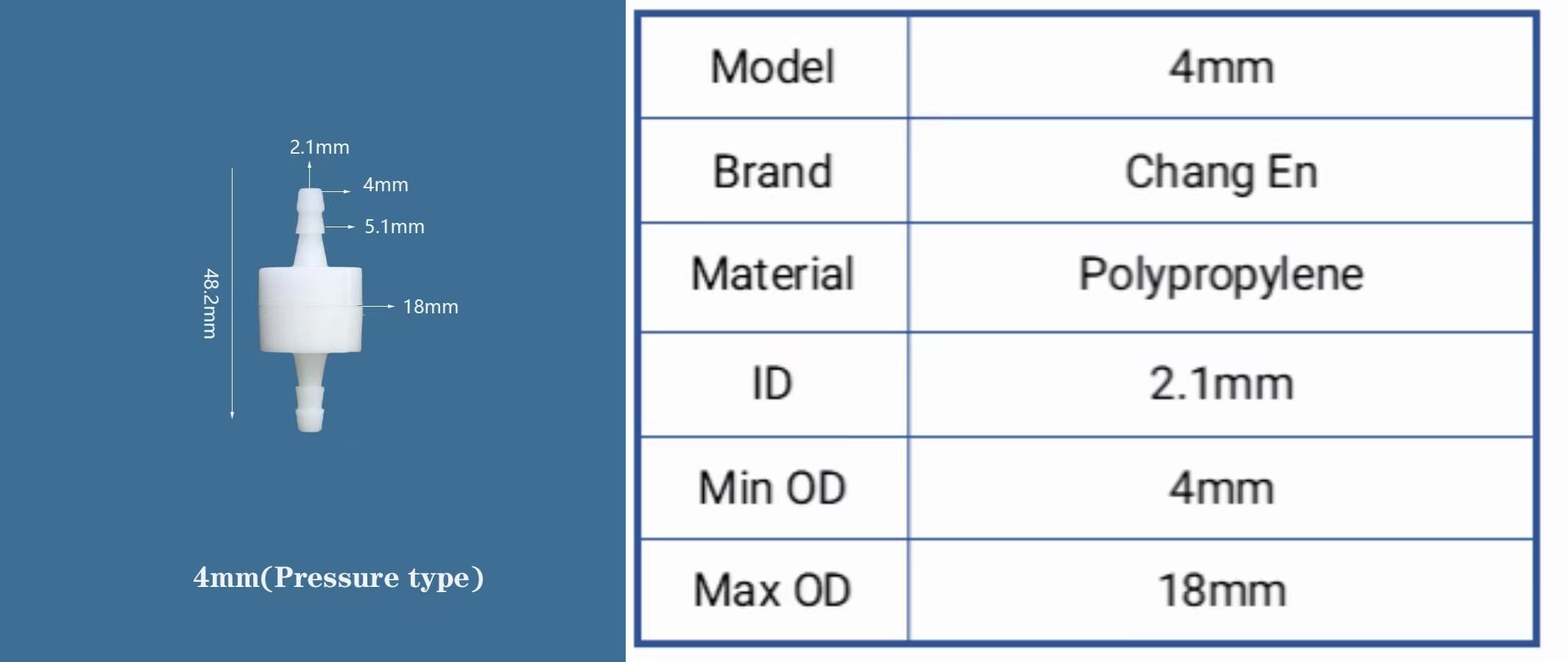 Wholesale plastic micro spring one way none return check valves supplier