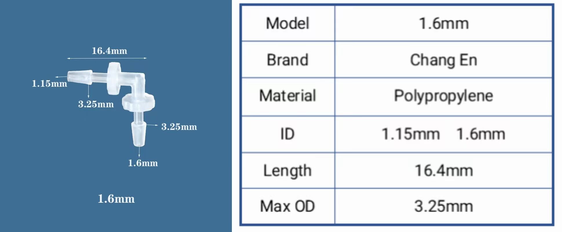 Changen angle head Right angle elbow hose connector Food grade bending supplier