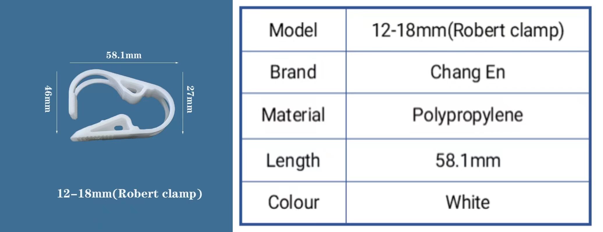 Robert clamp Drip flow rate adjustment switch gastric tube clamp medical treatment  plastic standard pipe clamp factory