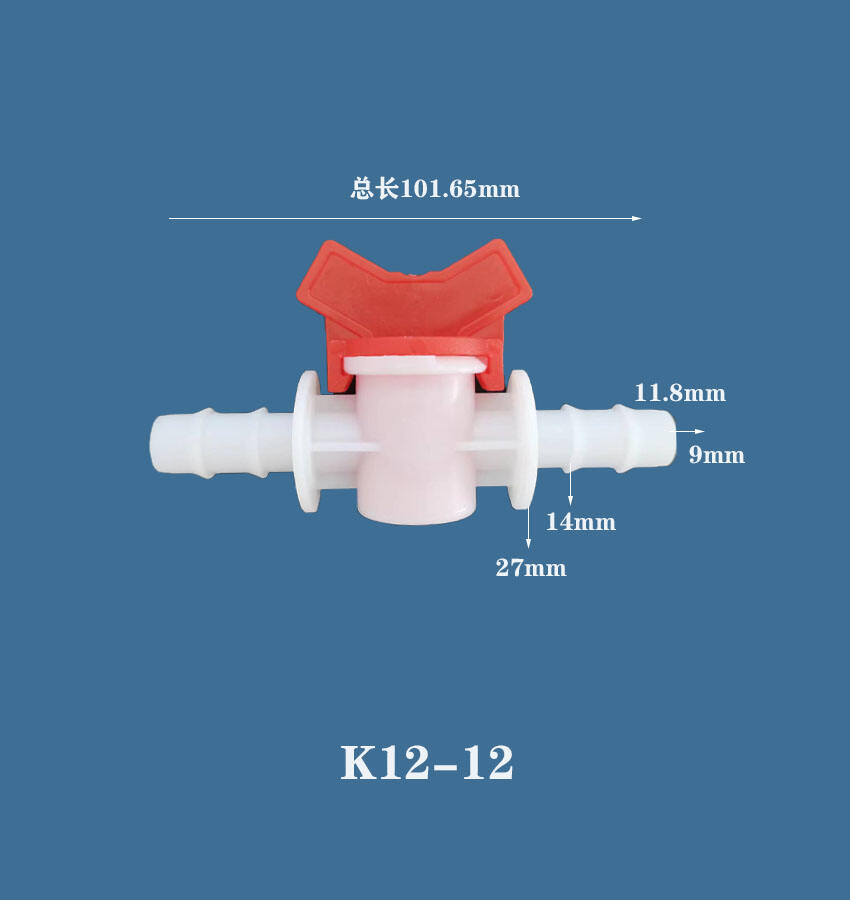 Barbed Ball Valve In-Line Ball Valve Shut-Off Switch With Hose Barb for Drip Irrigation details