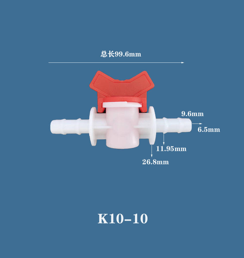 Barbed Ball Valve In-Line Ball Valve Shut-Off Switch With Hose Barb for Drip Irrigation manufacture