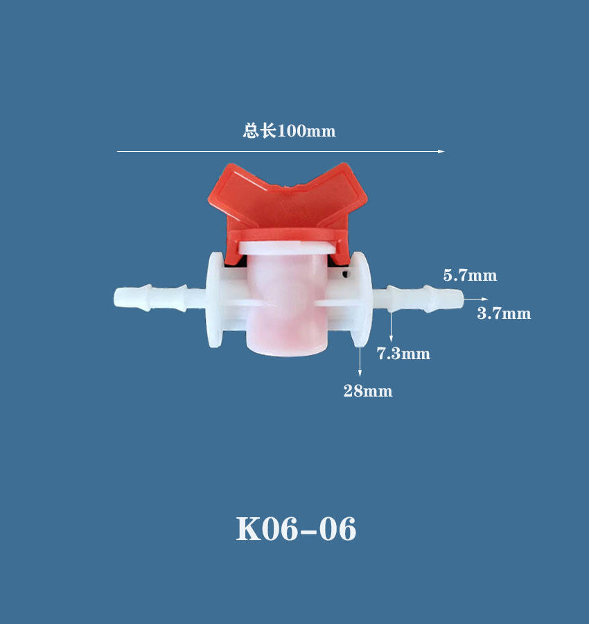 Barbed Ball Valve In-Line Ball Valve Shut-Off Switch With Hose Barb for Drip Irrigation details