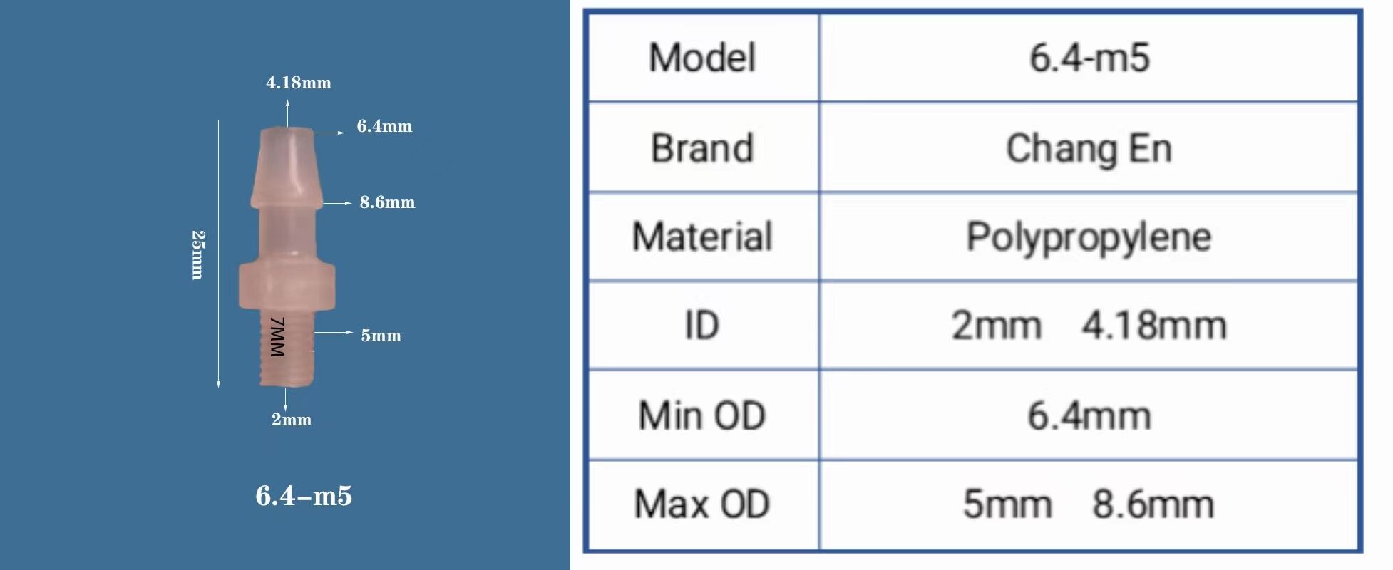 Chang En National standard thread Outer Wire Direct Pagoda M thread coarse thread details