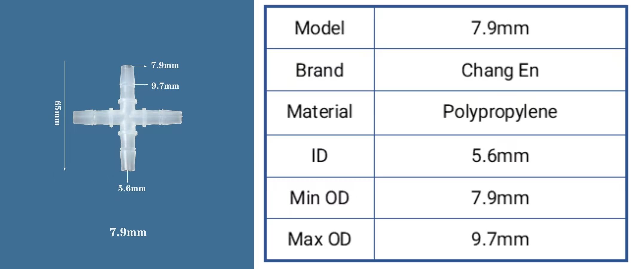 5/16"Aquarium Peristaltic Pump Plastic X Type Cross 4 Ways Tubing Barbed Connector Fittings supplier