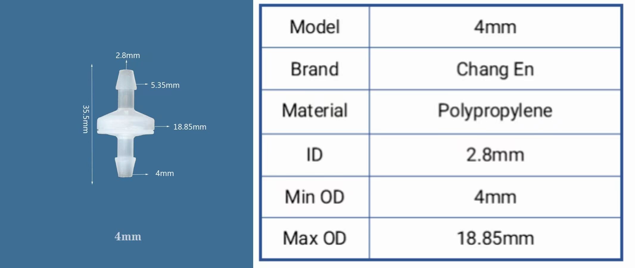 Wholesale plastic micro spring one way none return check valves factory