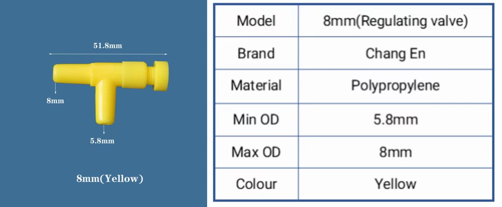 Plastic regulating valve Air regulating valve adjustment opening hose manufacture