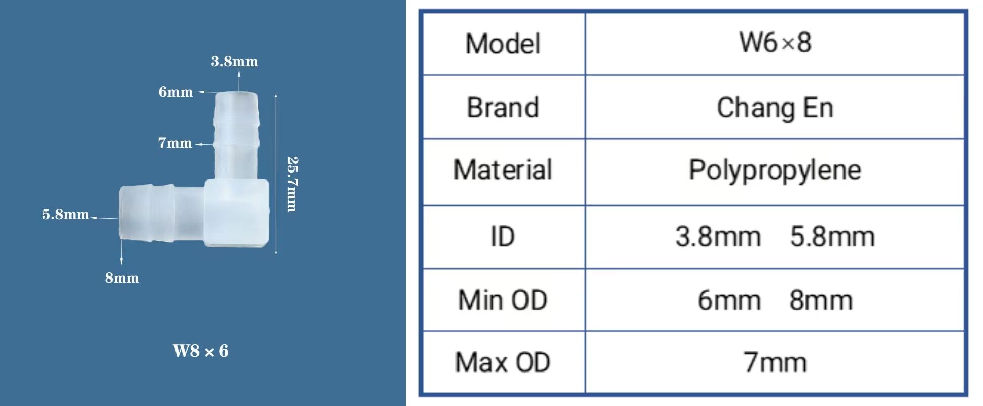 Chang En Food grade joints Right angle 2-way Variable diameter right angle elbow factory