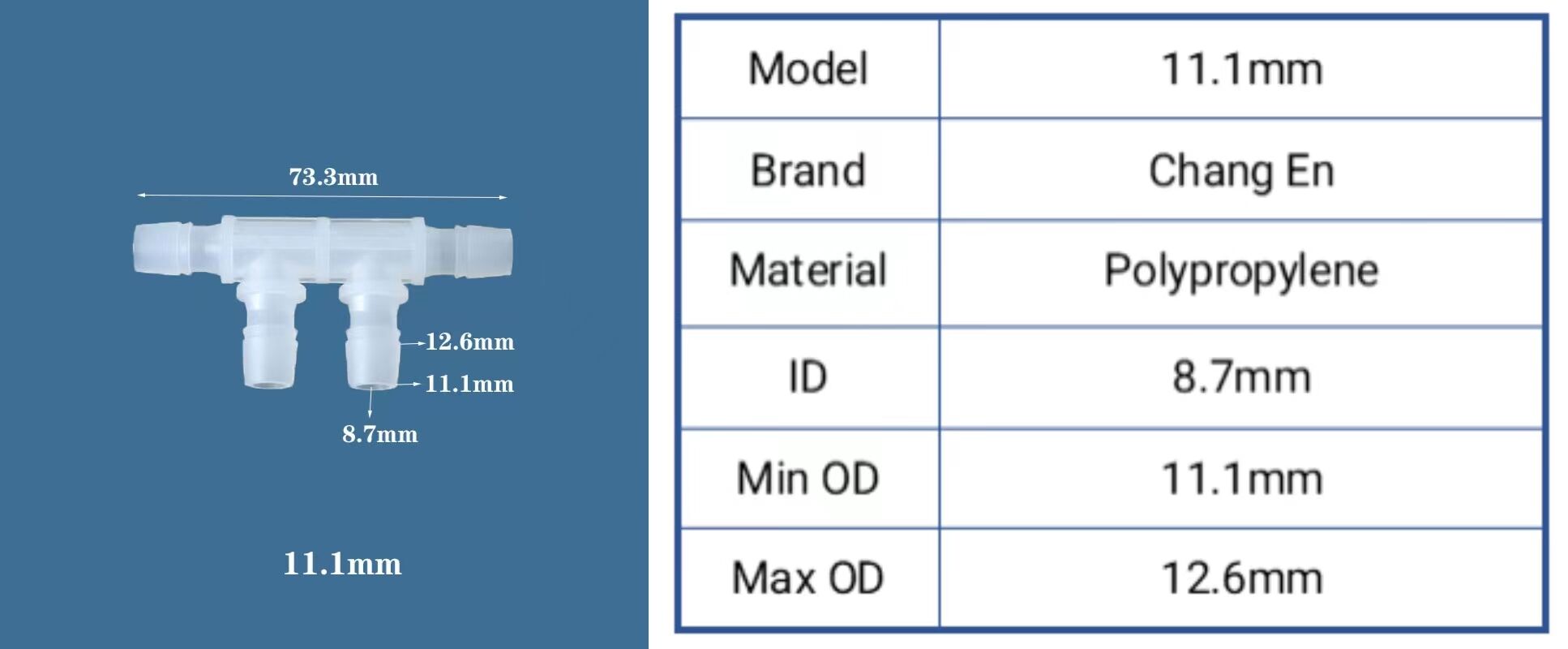 Chang En Inkjet printers spare parts ink  tube connector way hose ink pipi connector white ink circulation connector manufacture