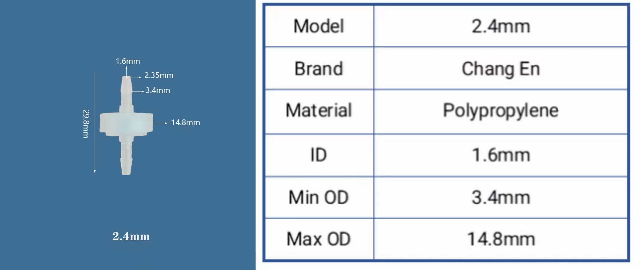 Wholesale plastic micro spring one way none return check valves factory