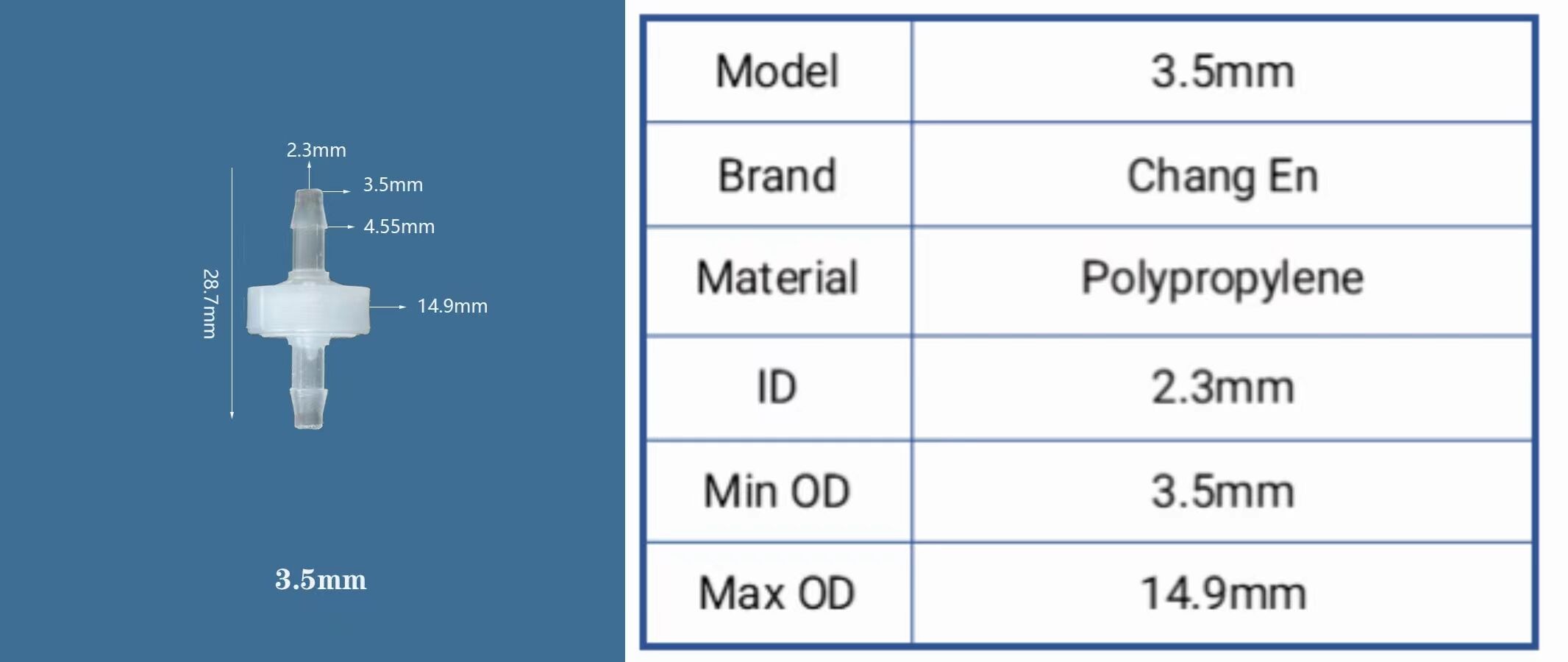 Wholesale plastic micro spring one way none return check valves details