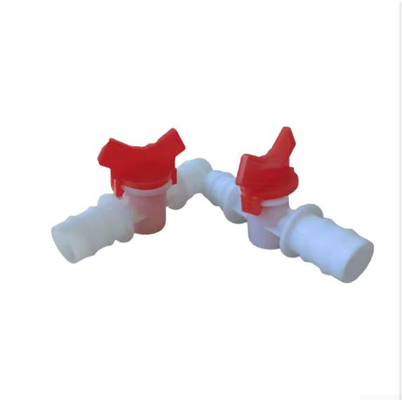 K06-06 hydraulically water valve Plastic ball switch hose valve