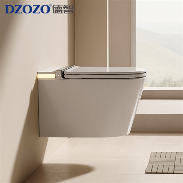 The wall toilet typically uses less water than traditional toilets, making it an eco-friendly option for those looking to conserve water.