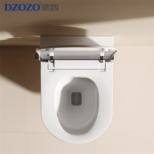 Streamline Your Bathroom Aesthetics with the Space-Saving Wall-Mounted Commode and Flush Tank