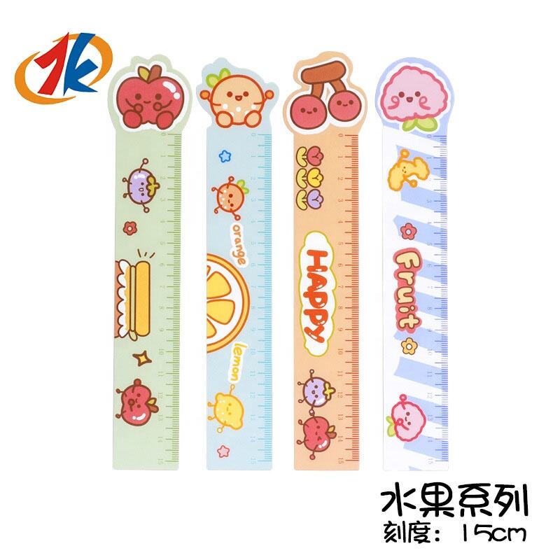 2024 new cute cartoon animal soft ruler flexible magnetic straight ruler drawing measuring tool stationery toys supplier