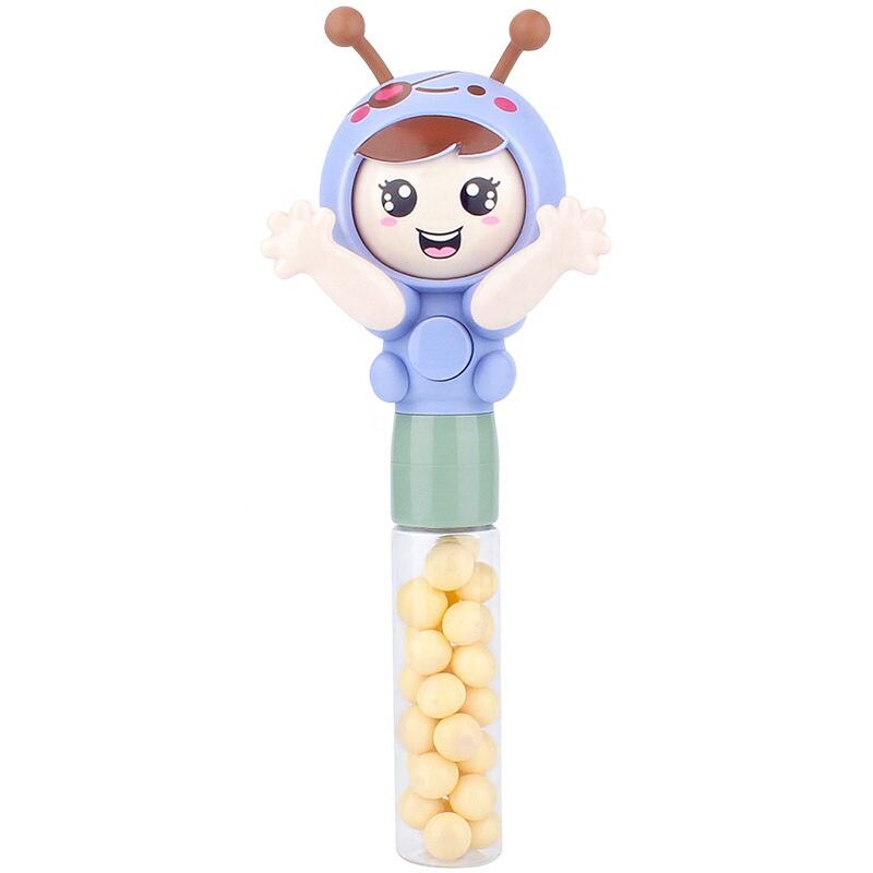 2024 new kids toys Little bee shaped cartoon revolving face changing doll candy toy food toys manufacture