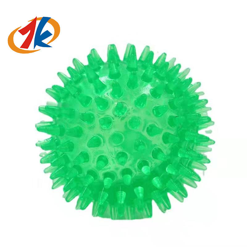 2024 new multi-color pet toy training ball interact teeth cleaning natural rubber durable giggle ball pet supplies pet toy manufacture