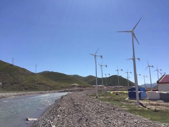 150KW vindturbinsystem i Tibet