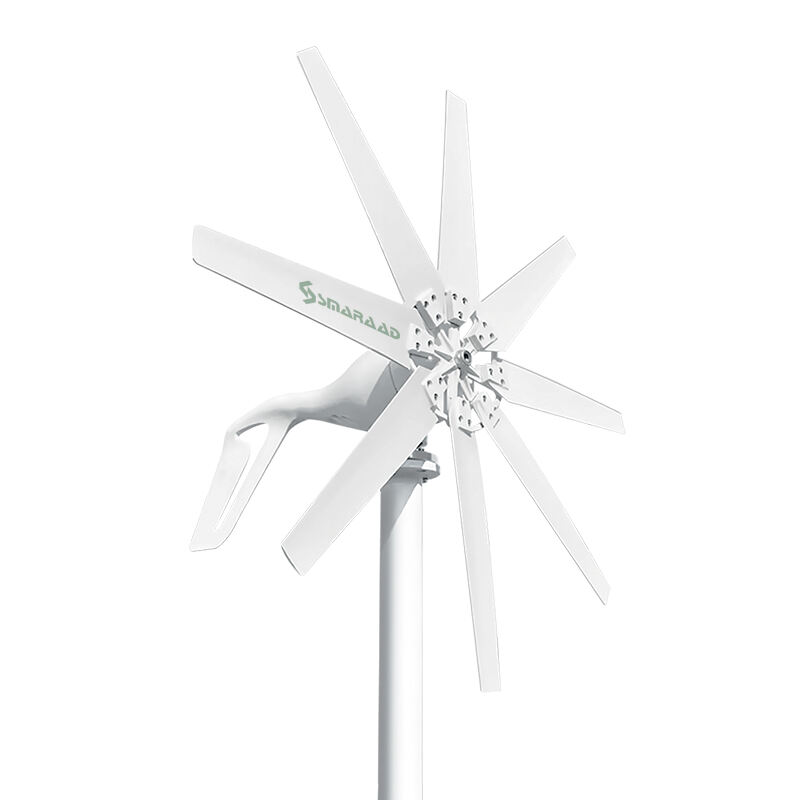 Turbine éolienne domestique à axe horizontal S1000W à trois pales