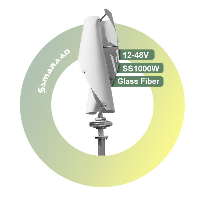 SS spiral Type Vertical wind turbine 1000w