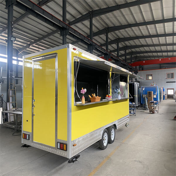 Chinese Model Food Trailer Design