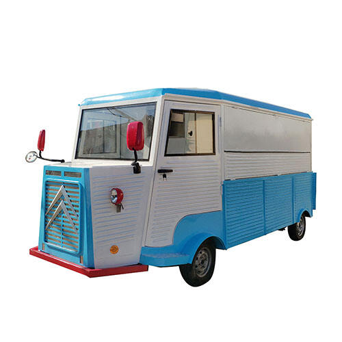 2024 Classic Design Street Food Truck With Kitchen Van  For Sale