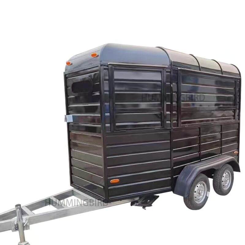 Customized Horse  Trailer Truck Food Concession BBQ Catering Trailer Manufacturers For Sale