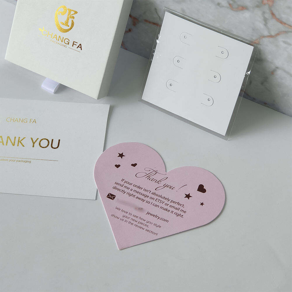 Wholesale Custom Luxury High Quality Gold Foil Thank You Card For Small Business With Logo