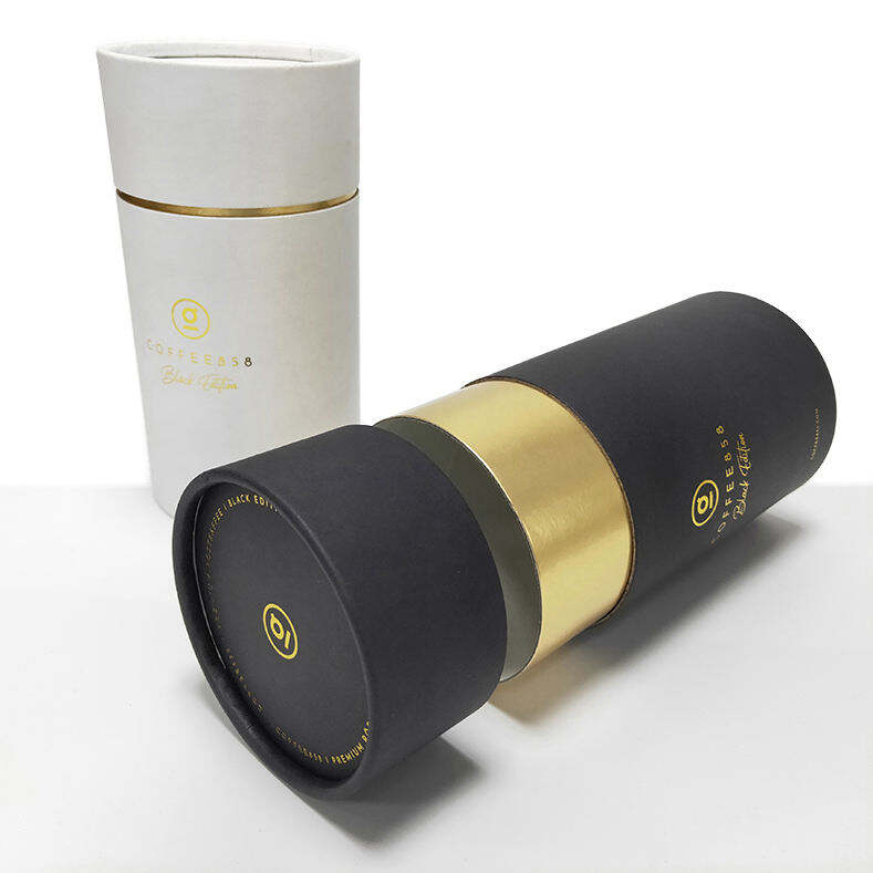 Custom Design Cardboard Circle Package Luxury Cylinder Packaging Tube Paper Round Box Gift Packing Print Label