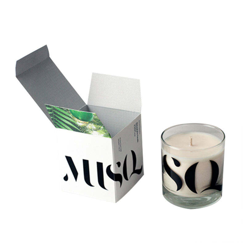 Custom Neutral Packaging Small Candle Kraft Box For Gift