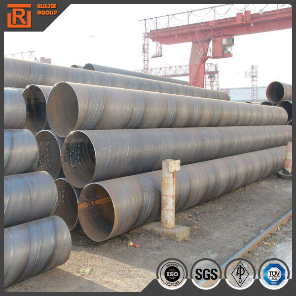 Manufacturing Process and Quality Control of MS Spiral Welded Pipes