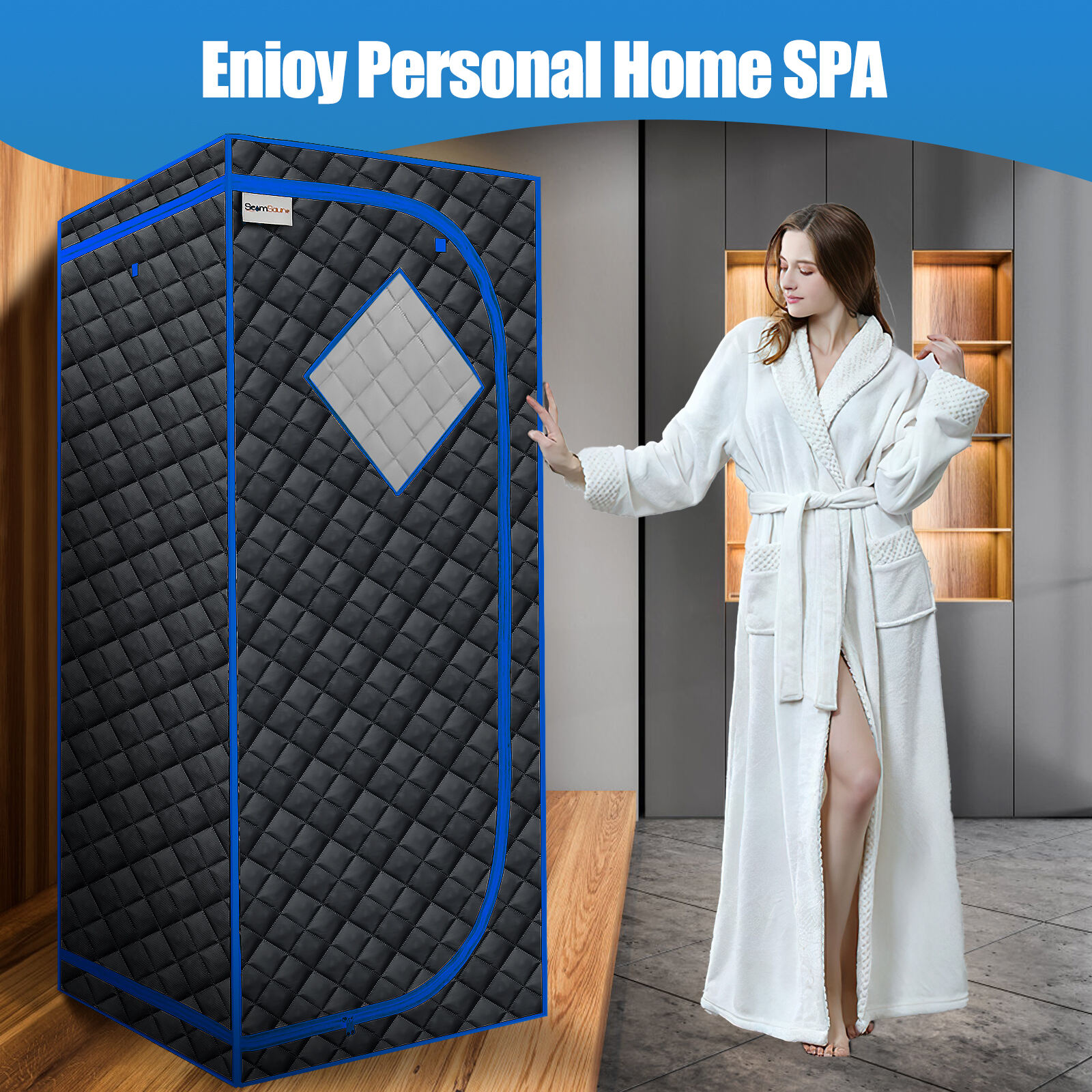 1 Peopler Sauna Tent Mini Steam Sauna Portable Folding Steam Sauna details