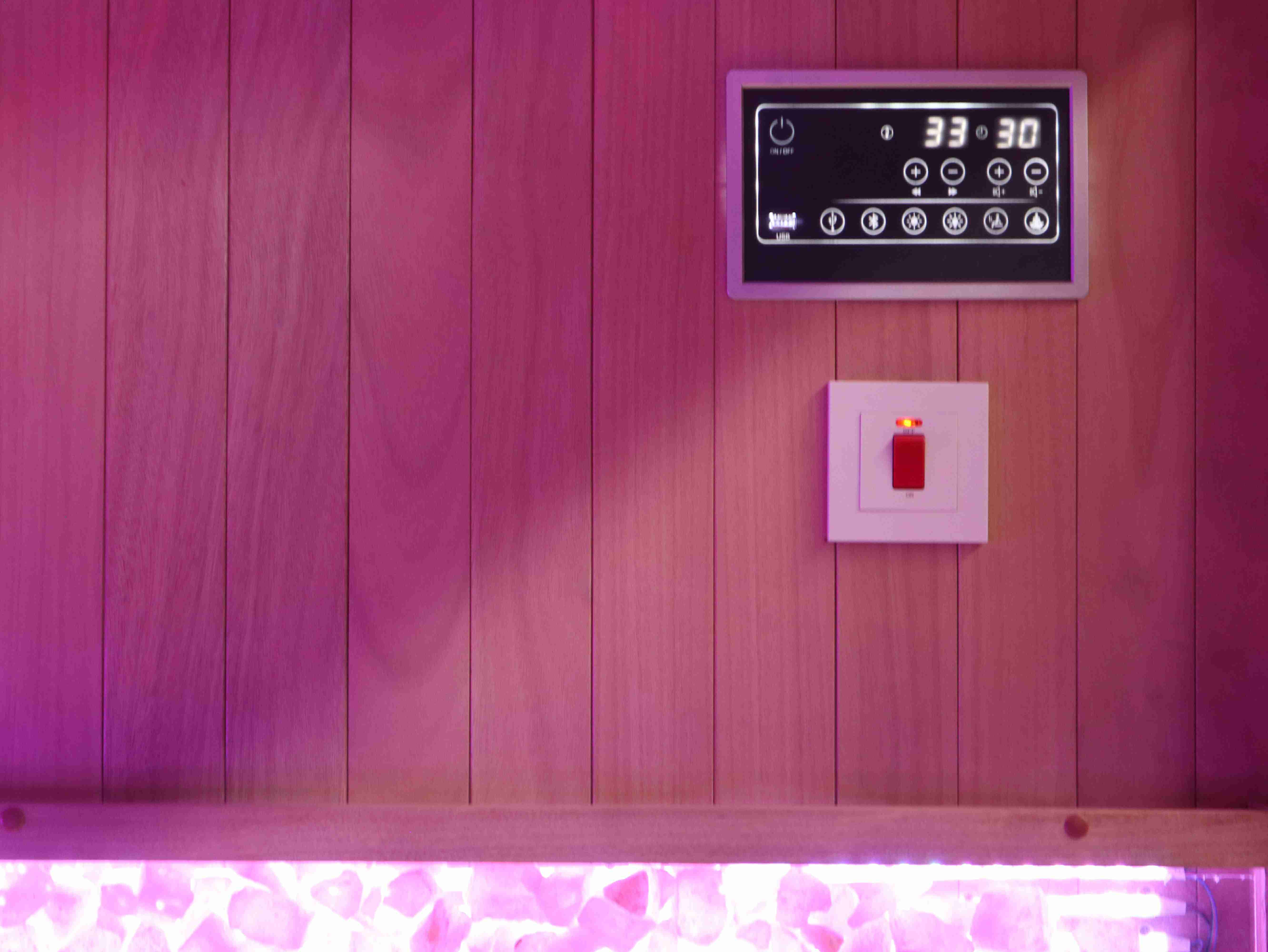 product modern eco friendly private space far infrared solid hemlock wood sauna 6 years factory warranty electric heating customizable-6