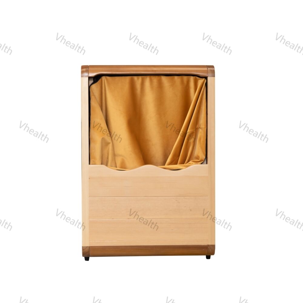 product high quality modern solid wood hemlock computer control panel foot sauna hot dry spa electric foot massager785-4