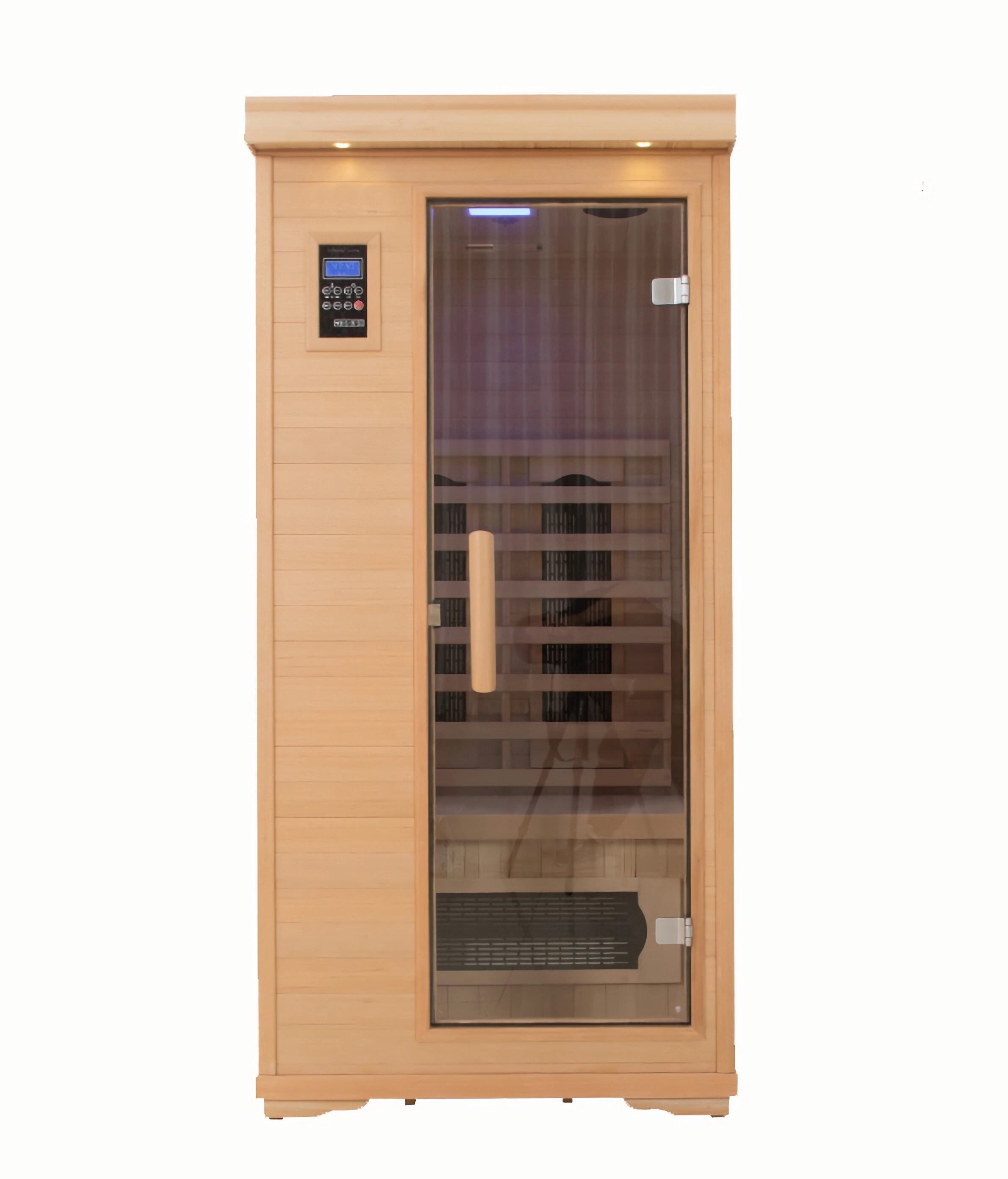 2024 Vhealth Special Offer One Person Far infrared Sauna Room Hemlock Sauna Room details