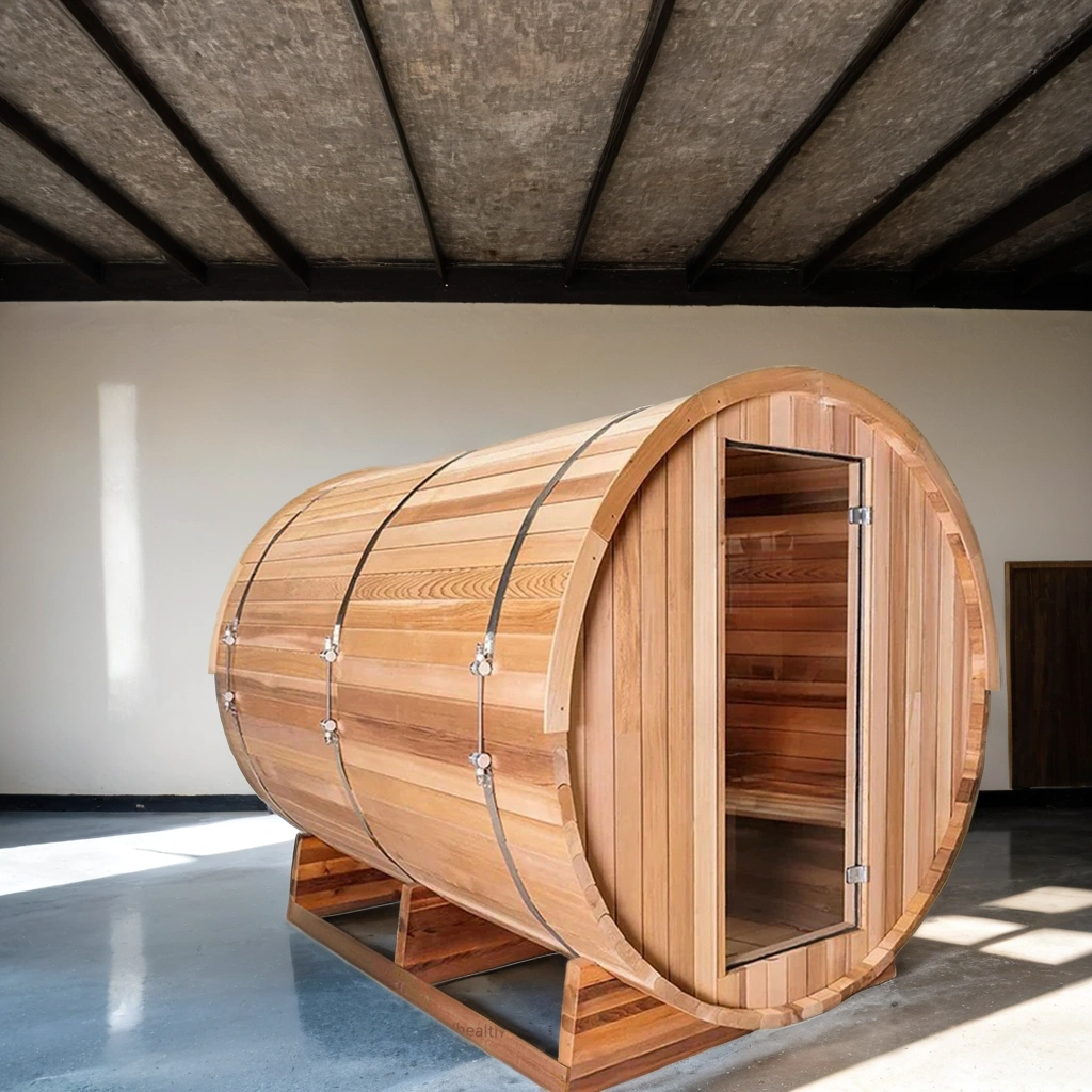 product modern outdoor sauna room barrel sauna room dry steam sauna  harvia stove-11