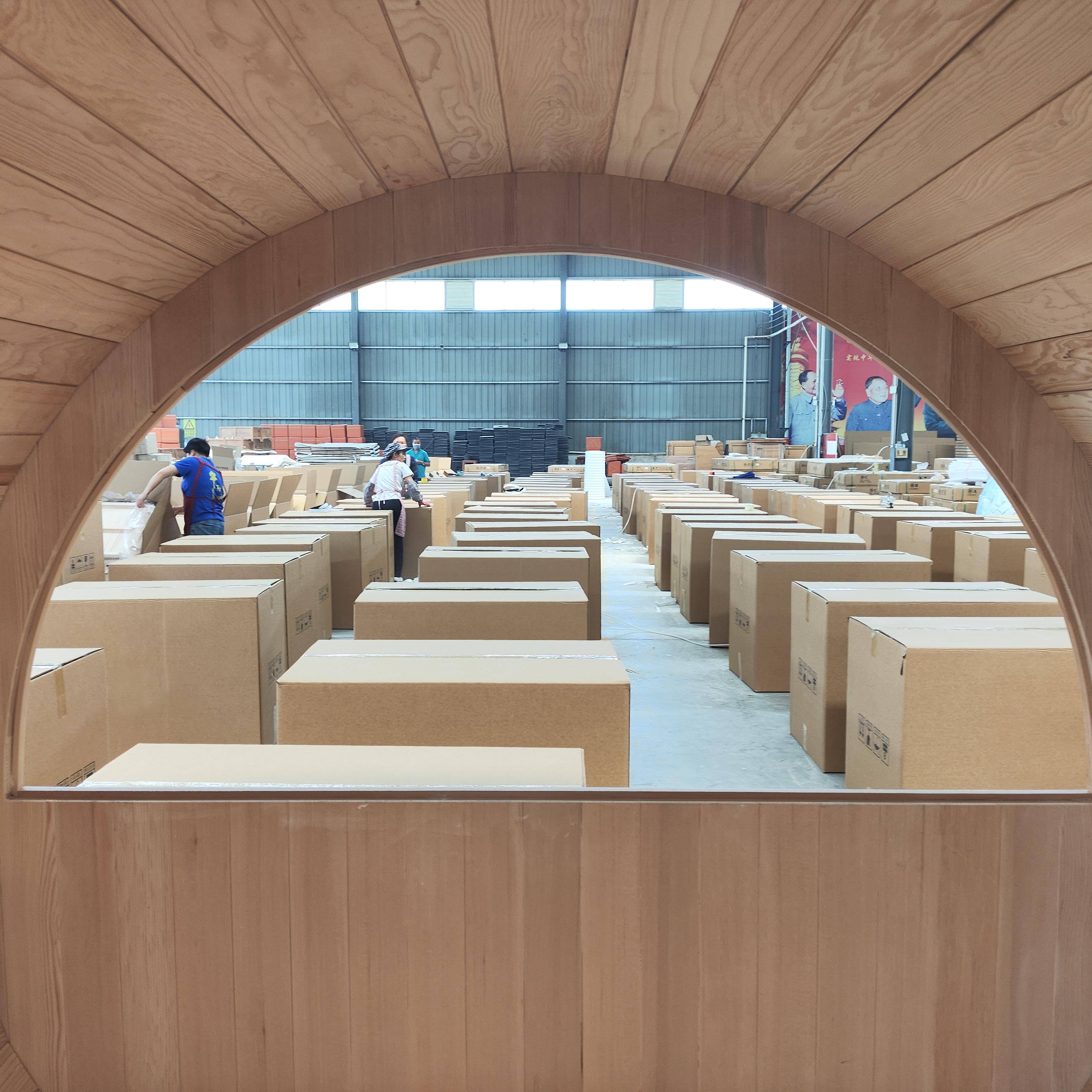 product modern outdoor sauna room barrel sauna room dry steam sauna  harvia stove-6